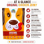 Chicken Jerky for Dogs | 100% Chicken Dehydrated Dog Treats – 70g