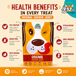 Chicken Jerky for Dogs | 100% Chicken Dehydrated Dog Treats – 70g