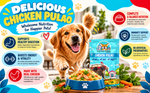 Furry Friends & Company Chicken Pulao for Dogs | Real Chicken, Basmati Rice & Vegetables | Ready-to-Serve Dog Meal Delicious Chicken Pulao – A Tasty Mealtime Treat for Your Dog!