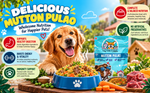 Mutton Pulao for Dogs | Ready-to-Eat Mutton & Rice Dog Food